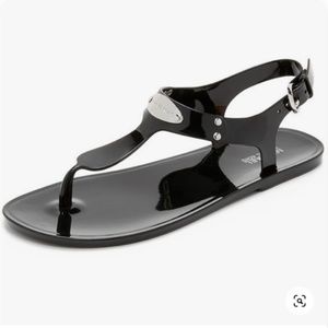 Michael Kors Plate Jelly Sandals
